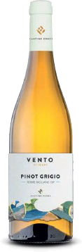 Garrafa de Vento di Mare Pinot Grigio Sicilia IGP, Cantine Ermes, Sicília